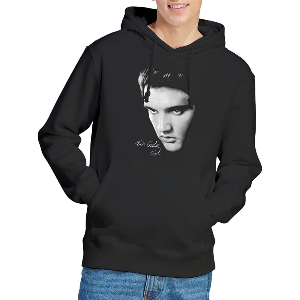 Elvis Presley Unisex Adult Face Hoodie