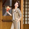 Yalu Women's Elegant Autumn Casual Sportswear Two-Piece Set