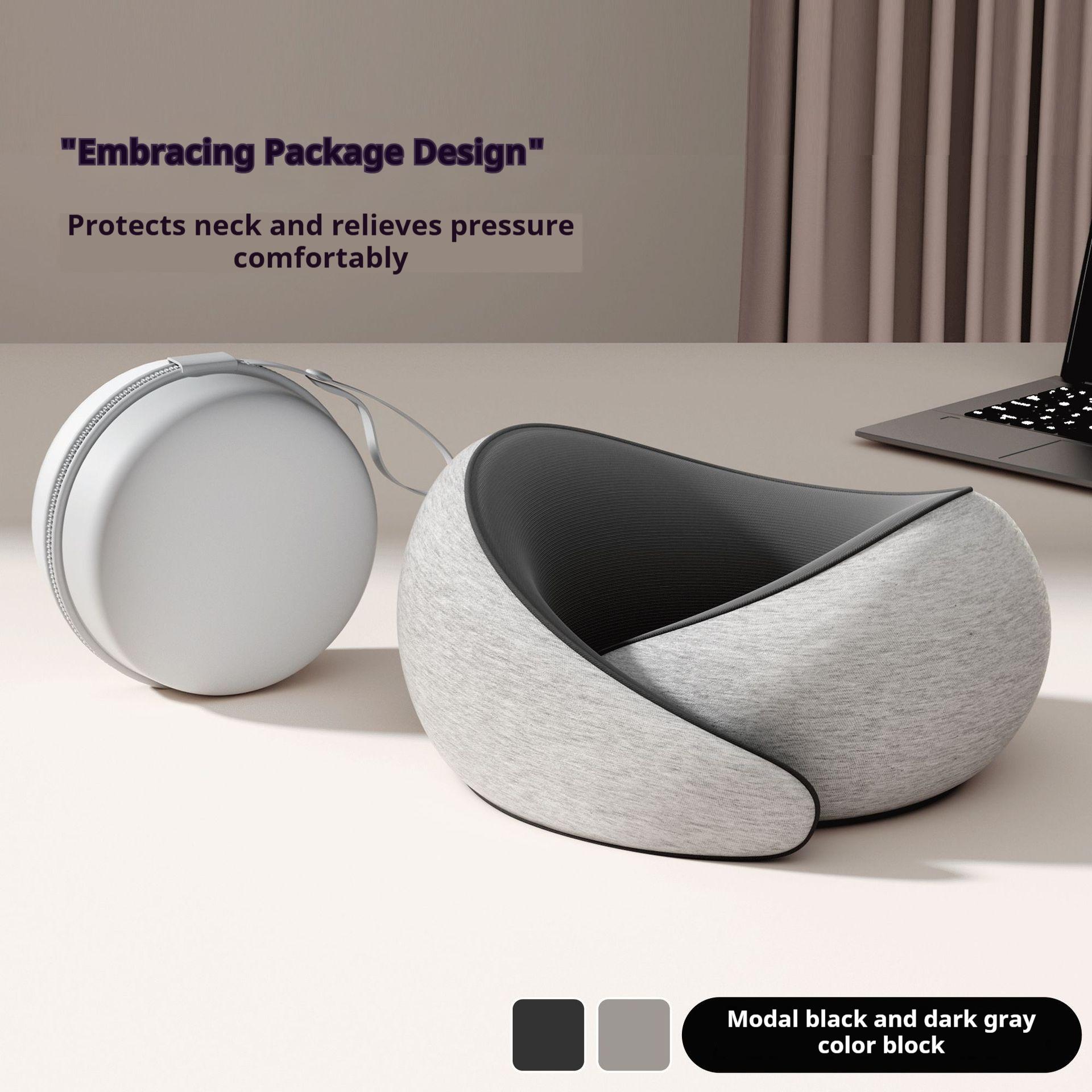 

Memory Foam Travel Neck Pillow | 360° Support for Airplane Office Car | Ergonomic Comfort for Long Trips & Commutes 28x27x13cm