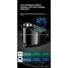 Neues digitales 66W Autoladegerät, Eins-zu-Zwei Zigarettenanzünder-Umwandlung, Multifunktionales Dual-USB Handy-Ladegerät