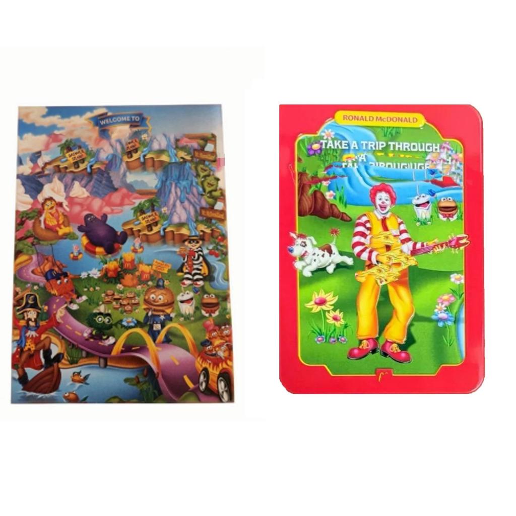 Happy Adult Meal Tin Box With Postcard