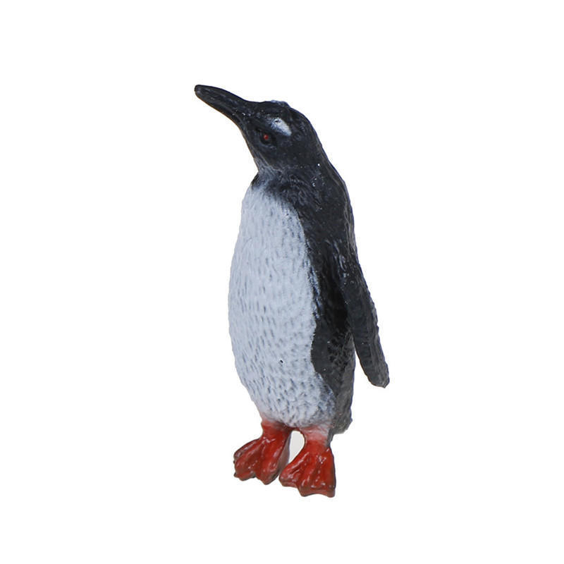 8Pcs/Set Plastic Ocean Animal Small Penguin Figure Model Toy