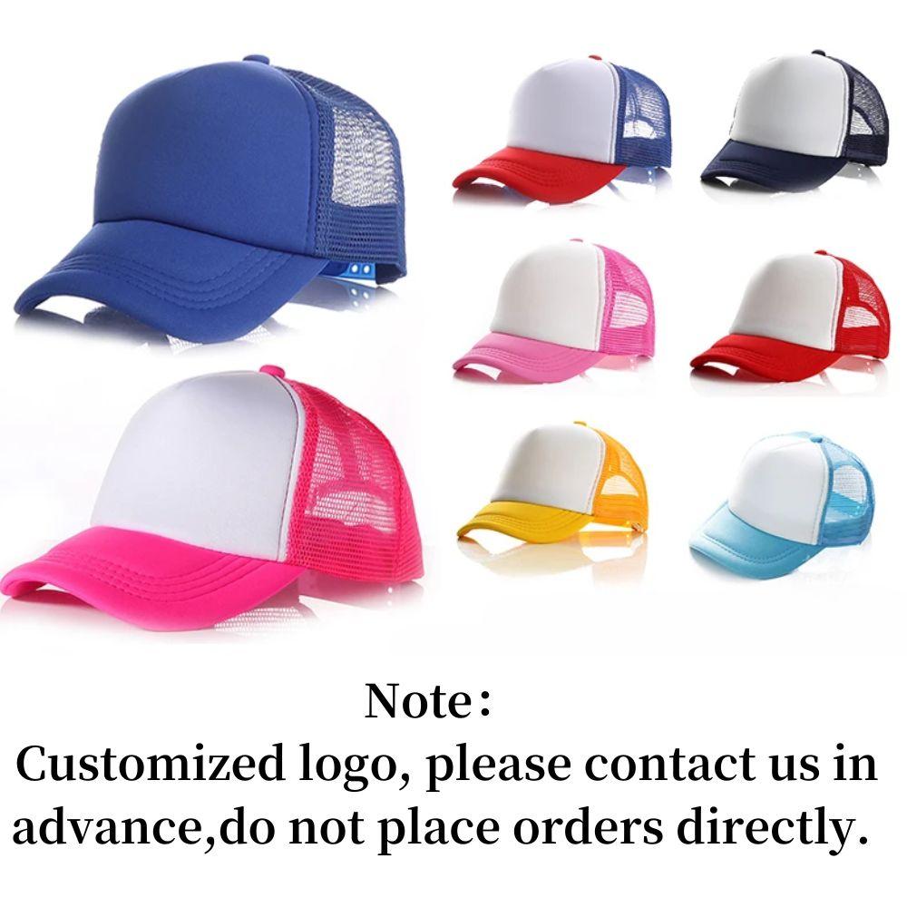 Children's Kids Baseball Cap Girl Boy Spring Summer Baby Sun Hat Classic Toddler Peaked Caps Adjustable Travel Caps Custom Logo