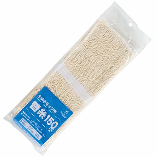 Azuma Mop Azustron Replacement Thread 150g (34x24) Wiping Width: Approx. 21cm, Length: Approx. 16cm. Durable, abrasion-resistant, and quick-drying. We