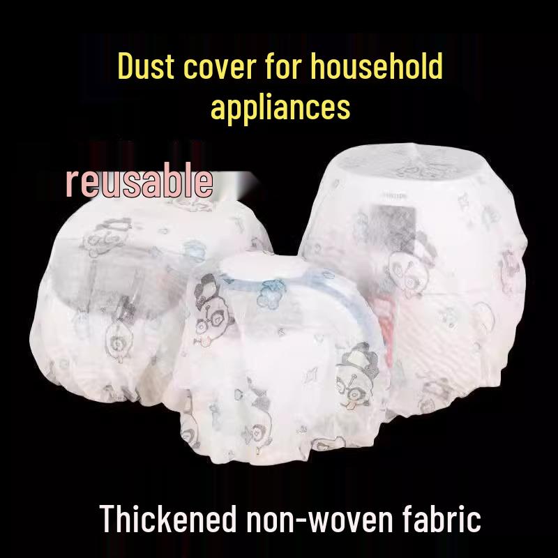 Extra-Large Thick Non-woven Fabric Dust Cover for Appliances: Fan and Microwave Protection Bag