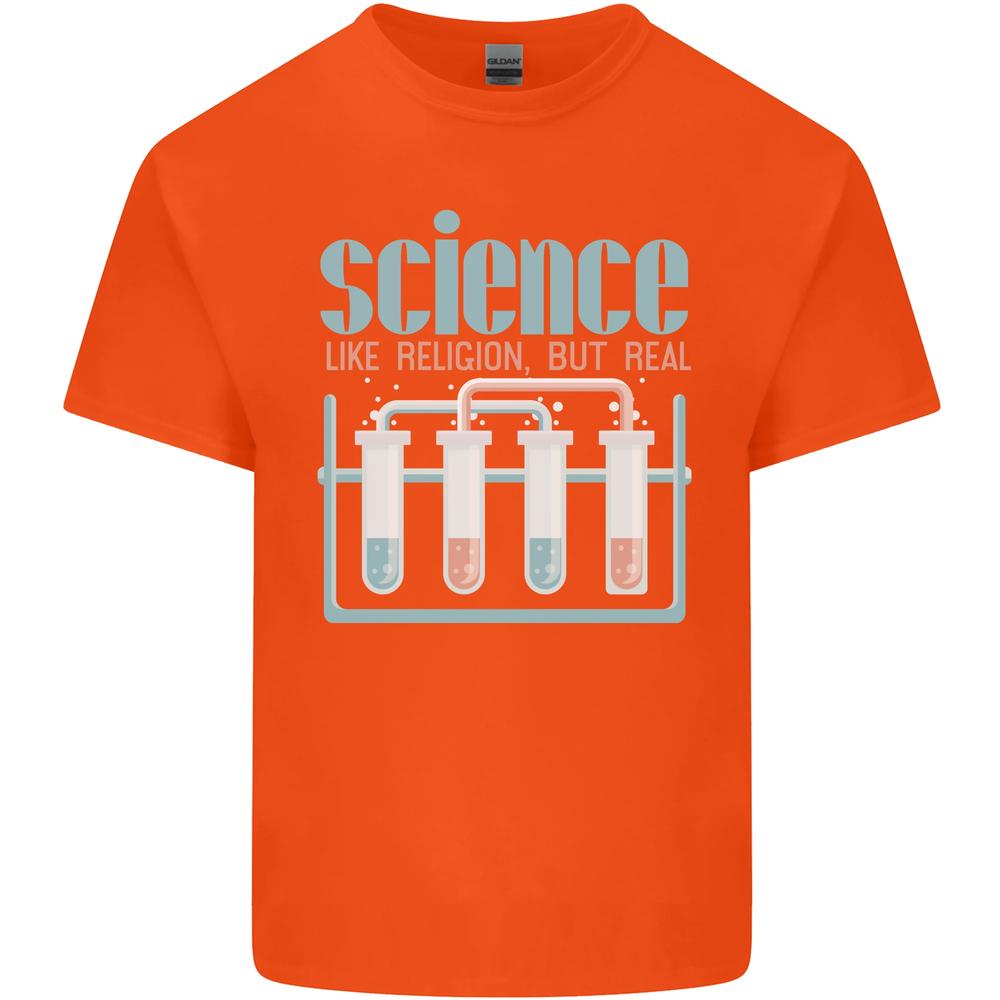 Science Like Religion Atheist Atheism Evolution Unisexs Cotton TShirt Tee Top