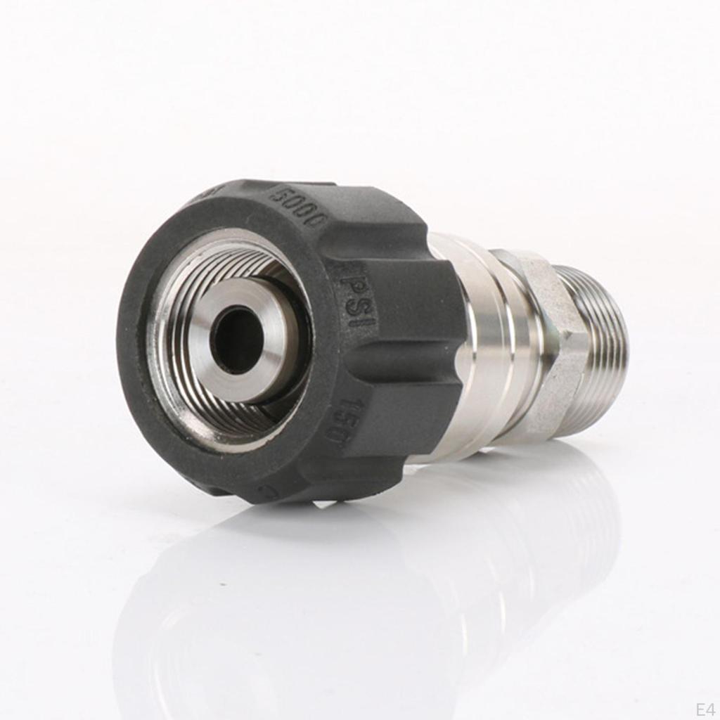 2pcs High Pressure Washer Adapter Convert M22 To 3/8-inch Cleaning Replacement Car