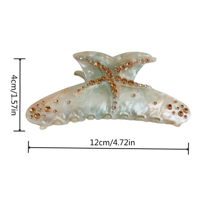 Starfish Hair Clip Hair Claw Thick Claw Clip Hair Style Tool Women Headwear