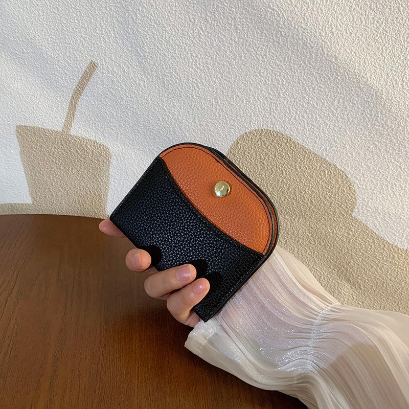 New Women's Small Wallet Mini Solid Color Versatile Change Bag Color Matching Large Capacity Simple Fashion Wallet