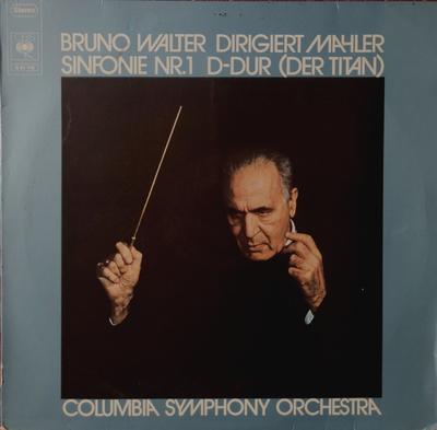 LP Schallplatte BRUNO WALTER, DIRIGIERT GUSTAV MAHL - Sinfonie Nr.1 In D-Dur (Der Titan) S61116 CBS 1962 Deutschland Klassisch Gebraucht