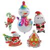 Christmas Foil Balloons Father Christmas Sleigh Father Christmas Snowman Candy House Christmas