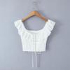European & American Spicy Girl Style Square Neck Corset - Spring INS Hot Trend Women's Clothing