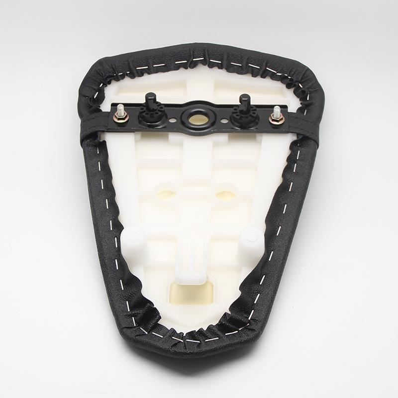 Motorcycle Pillion Passenger Seat Cover Leather Seat Cushion For KAWASAKI Z1000 2010-2013