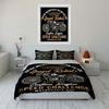 Vintage motorcycle and text. Bedding sets Duvet cover sets Duvet covers Pillowcases(1*Duvet Cover 2*Pillowcases without duvet insert)