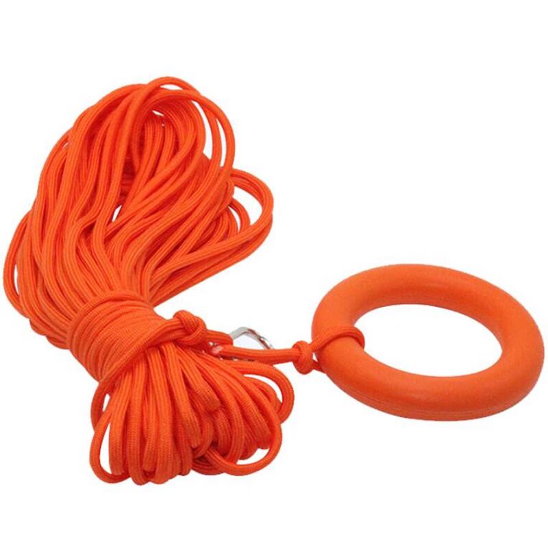 Floating Life Rescue Rope with Ring and Hook