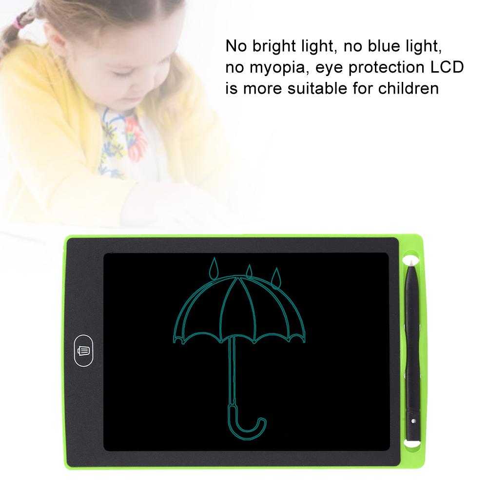 8,5-Zoll LCD Schreibtafel Kinder Smart Graffiti Zeichenbrett Monochrom Handschrift