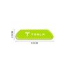 CROLJ1 4PCS Car Door Safety Warning Reflective Mark Sticker Car Sticker for Tesla Model 3 / Y X 2022 2021 Center Console Car Valve Cap