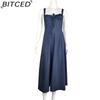 BITCED Summer-inspired Chic and Sophisticated Strapless Dress for Women
