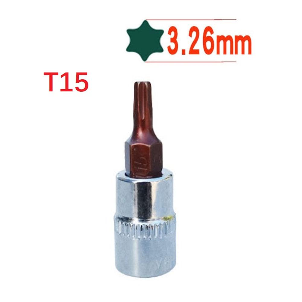 Torx Bit Sockets T20 T25 Torx Bit Sockets 1/4 \" Hex Shank