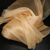 Handmade Pearlescent Floral Organza Wedding Stage Backdrop Fabric