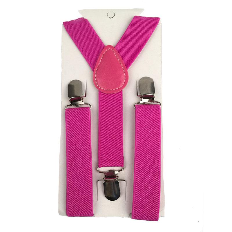 Soild Color Children Belt Baby Boys Girls Suspenders Clip-on Y-Back Braces Elastic Kids Adjustable suspenders suspenders