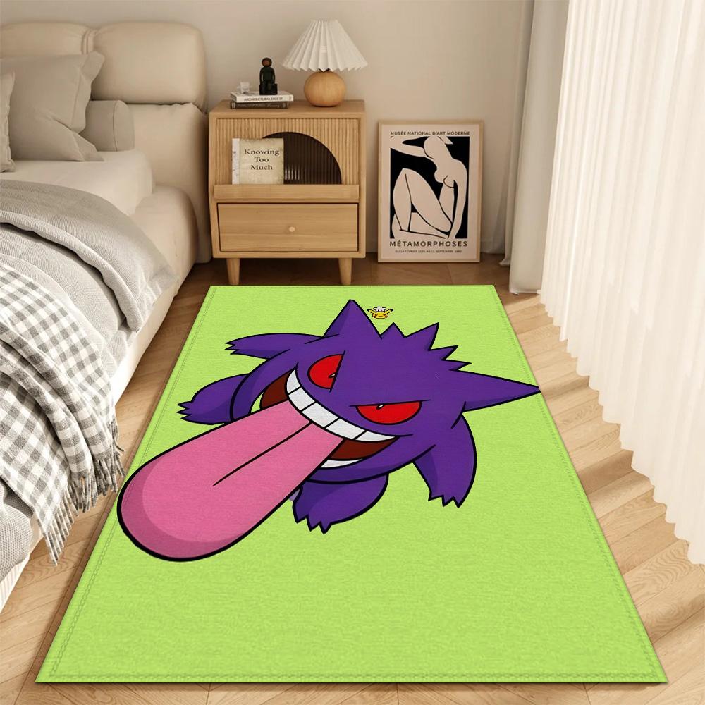 Fashion Entrance Mat Living Room P-Pokemon Rugs Decoration G-gengar Doormat Front Door Kitchen Carpet Bath Mats Balcony House