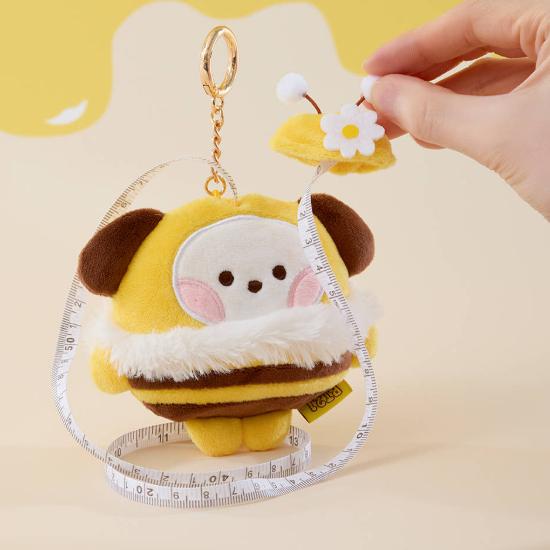 BT21 Edice včela medonosná minini Krejčovský metr Plyšový klíčenka