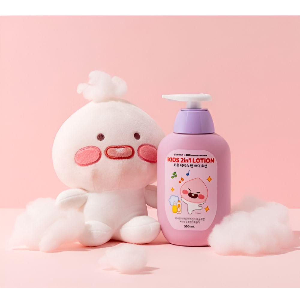 BABYIENCE Little Kakao Friends Kids Face & Body Lotion Apeach 390ml Gentle Moisturizing Lotion