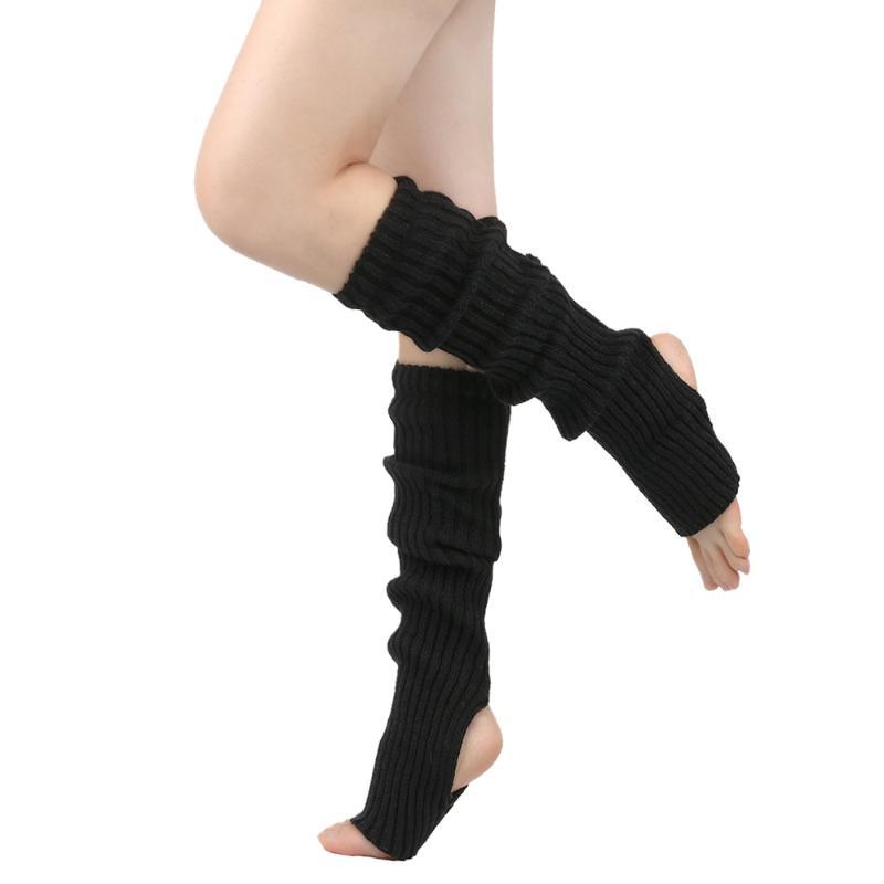 Women Girls Ballet Leg Warmers Knitted Socks Ballet Socks Ballet Stockings Yoga Socks Daily Wear Gym Fitness Dance Socks