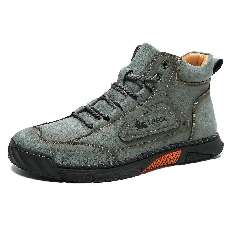 Men's Plus Size Shoes Men's Fashion Shoes Flat Boots Outdoor High-Top Shoes
