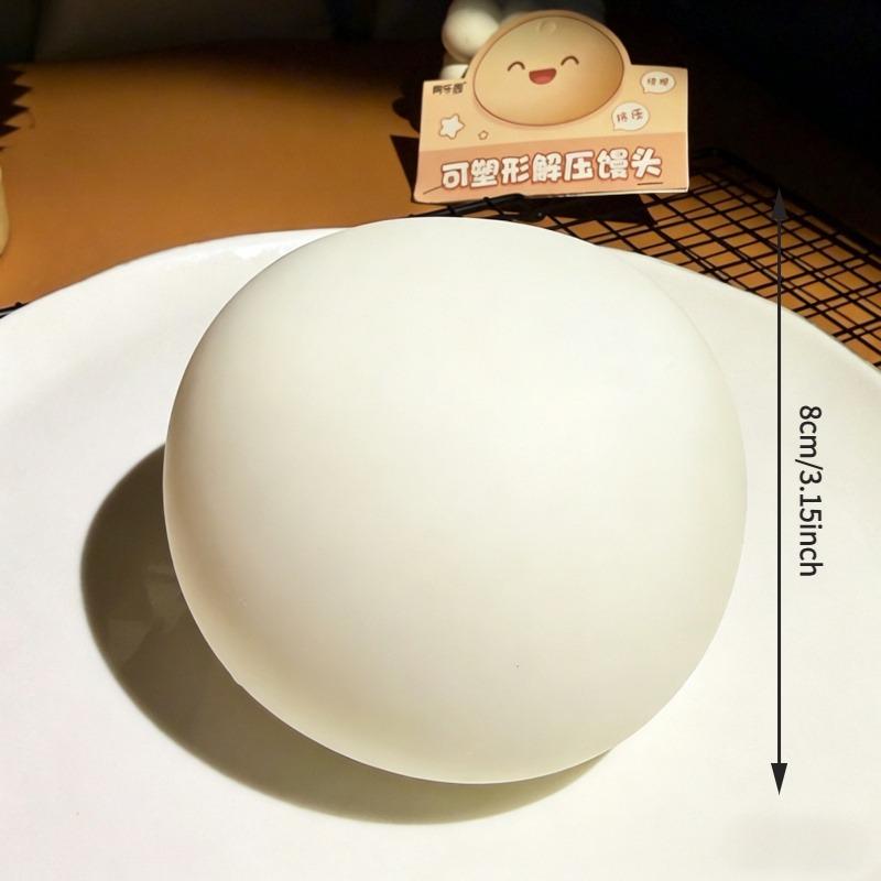 Squishy Jumbo Steamed Bun Slow Rising Toy, Ultra Soft Sensory Fidget Toy for Daily Stress & Anxiety Relief