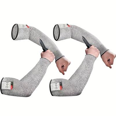 Level 5 HPPE Cut Arm Sleeve Resistant Anti-Puncture Work Protection Fingerless Arm Sleeve Cover
