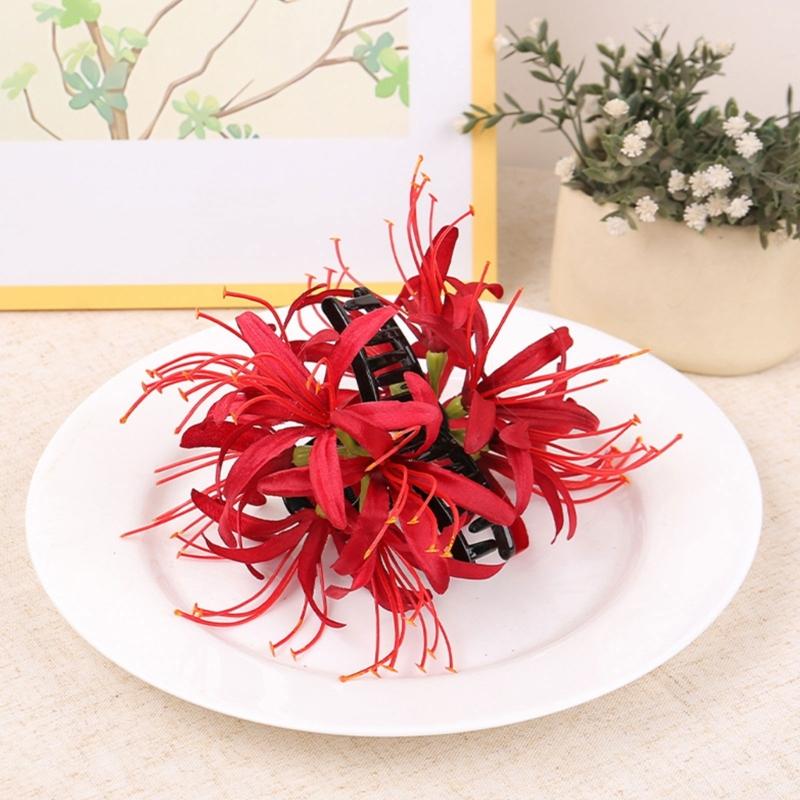 Women Bianan Flower Hairpin Hair Clip Girl Hair Access for Parties Side Clip Hairpins