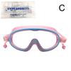 Kids Swimming Goggles Big Frame HD Wide View Anti-Fog Waterproof Soft Silicone Swim Mask for Kids Swim Training