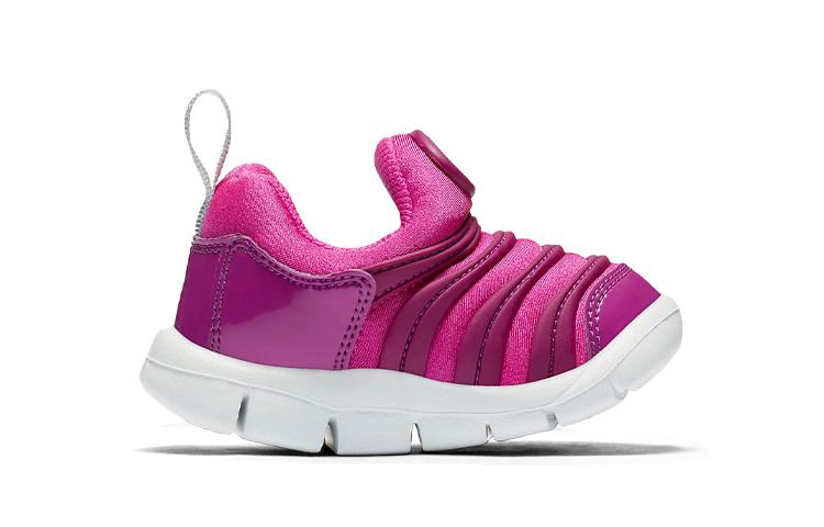 Nike Dynamo Free Low Top Sports Casual Shoes Pink Purple Infant And Toddler 343938-622