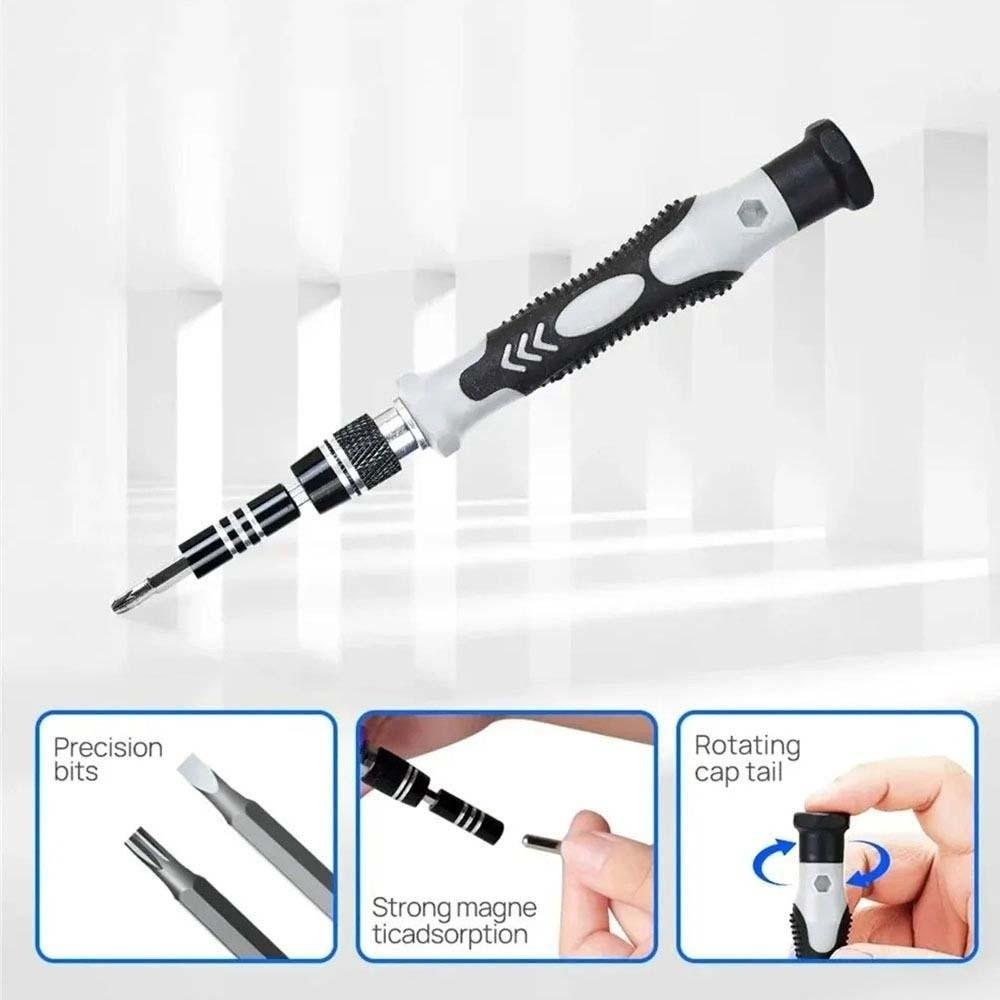 Schraubenmuttern Bits Set 115 in 1 Schraubendreher Set Magnetische Reparaturwerkzeuge Set Haushalt Professionell