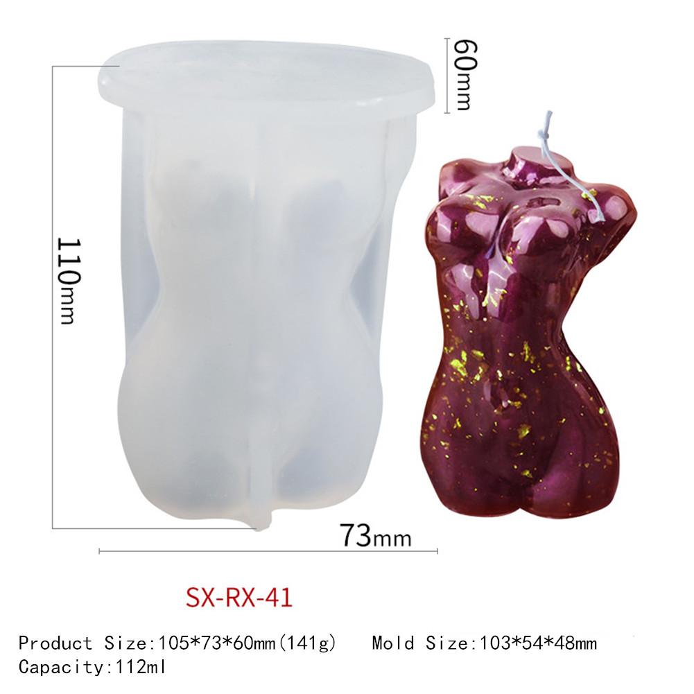 Human Body Silicone Mold Candle Mold Aromatherapy Plaster Abrasive Diy Tool