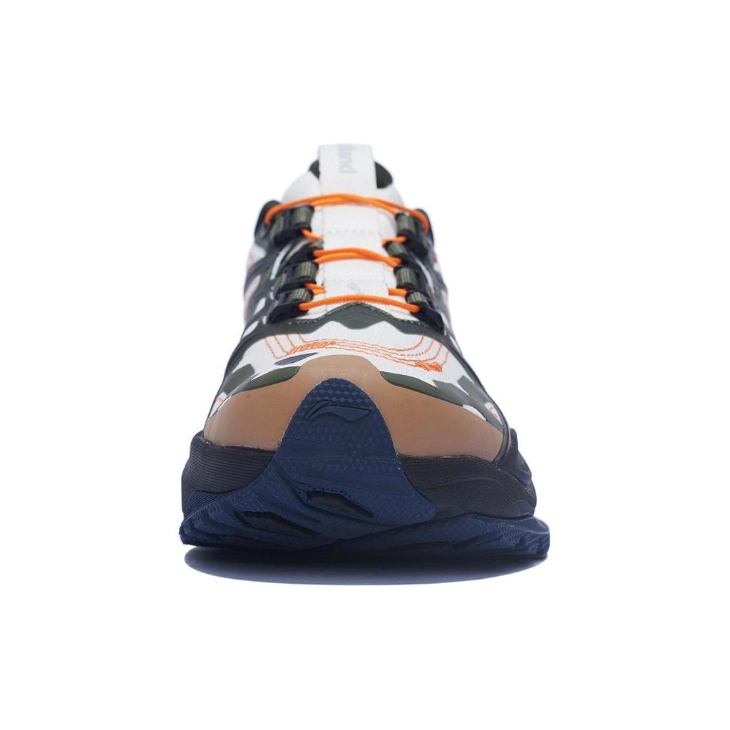 Soulland X Li Ning Cat Paw Ace Durable Breathable Low-Top Sports Casual Shoes Women sneakers White Brown AZGS104-5