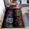 Colorful Cartoon Character Rug for Home Decor Suitable for Use As an Anti-slip Game Mat for Living Room and Bedroom Sofas