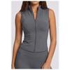 Women S Sleeveless Fitness Sports Top Elastic Slim Fit