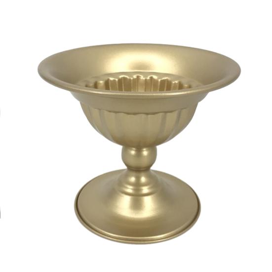 Golden Metal Vase Polished Vintage Vase Dining Table Flowers Holder for Flower Arrangement Table Centerpiece Home Wedding Decoration