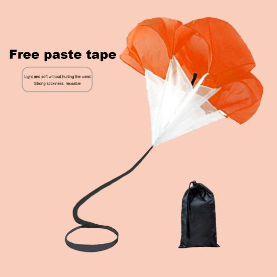 Resistance Parachute Adjustable Waistband Wear-resistant Good Tenacity Reusable Portable Running Speed Training Training Fitness Drag Parachute