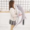 30-160cm Soft Dolphin Plush Toy Cute Stuffed Animal Pillow Nap Cushion Creative Birthday Gift for Girls and Kids