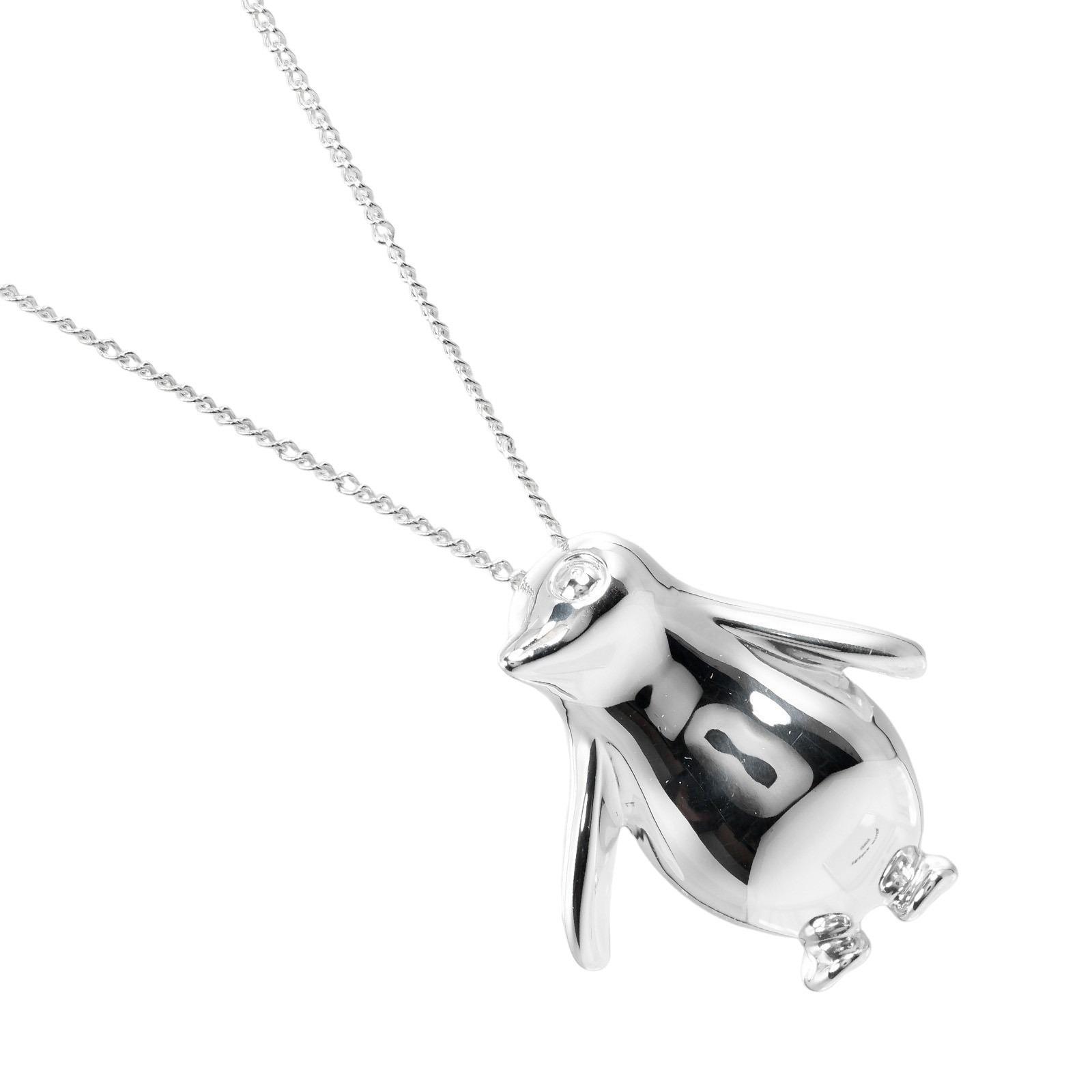 

TIFFANY&Co. Penguin Necklace Silver925 5g Women Used