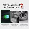 4PCS Car Luminous Tire Valve Cap Fluorescent Night Glowing Decor For Volkswagen VW Golf 4 5 6 7 Polo Jetta Sagitar Magotan