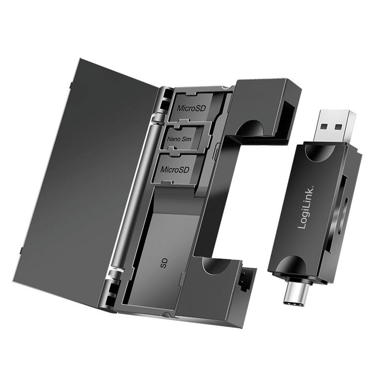 USB3.2 Gen1 card reader for SD/microSD cards