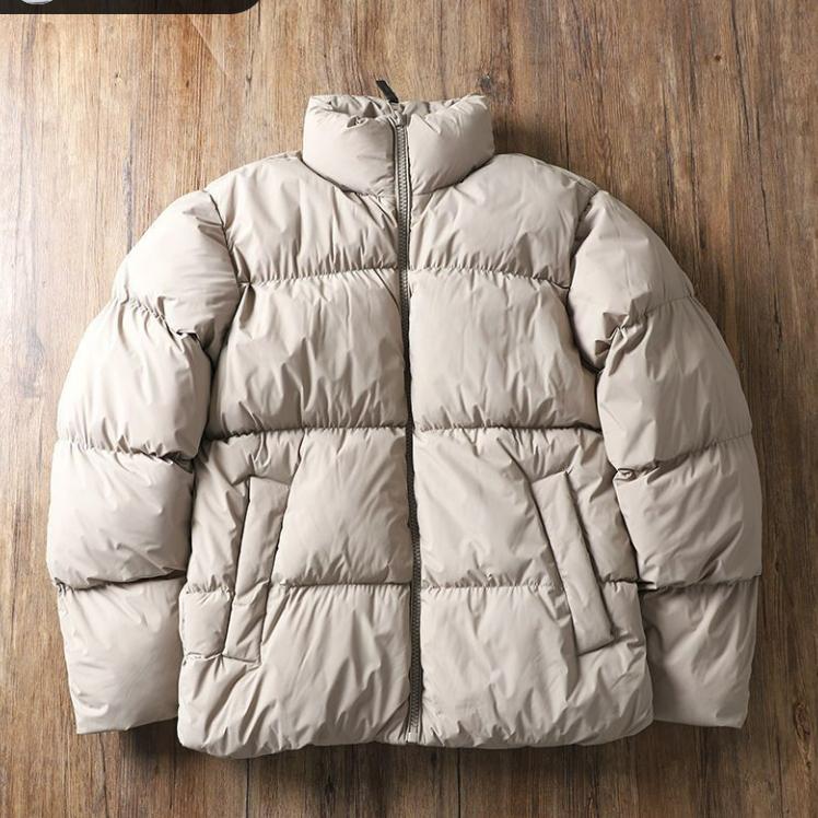 

Зимняя мужская мода Свободная и теплая одежда с хлопковой набивкой и воротником-стойкой, Одежда с хлопковой набивкой, Пуховик XXXXXL хаки