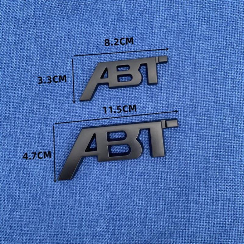 Modified ABT car logo A3 A4L A5 A6A7 Q3 metal car sticker tail sticker decorative sticker middle screen sticker