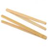 2Pcs Wooden Food Tongs for Toast Salad and Ice Tea Practical Kitchen Tool