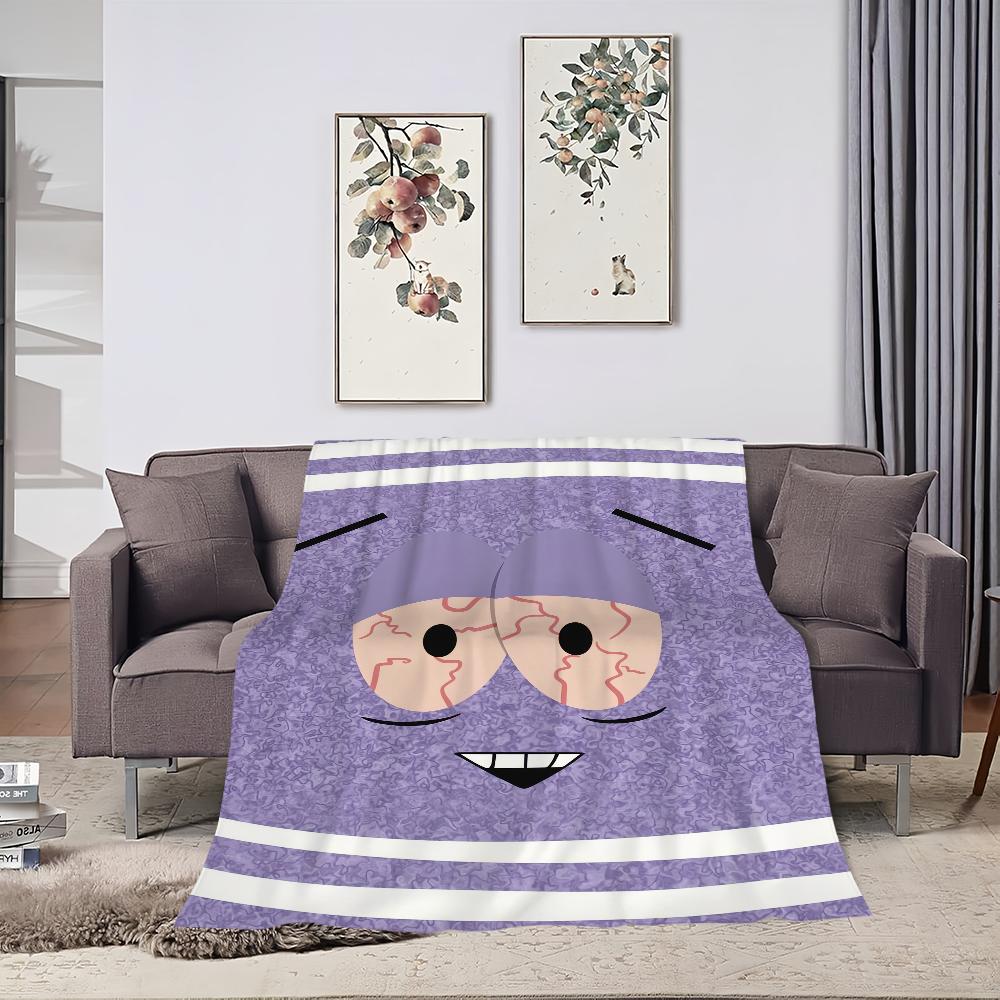 Cartoon Funny Blanket Plush Nap Sofa rug for Living T-Towelie Room Warm Office Bedroom Birthday Home Travel Kid Gifts